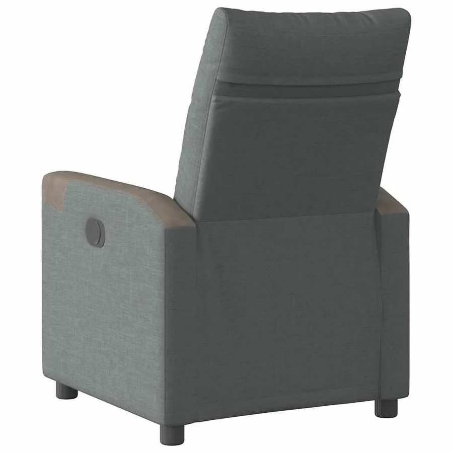 Fauteuil inclinable électrique Gris foncé Tissu - 7
