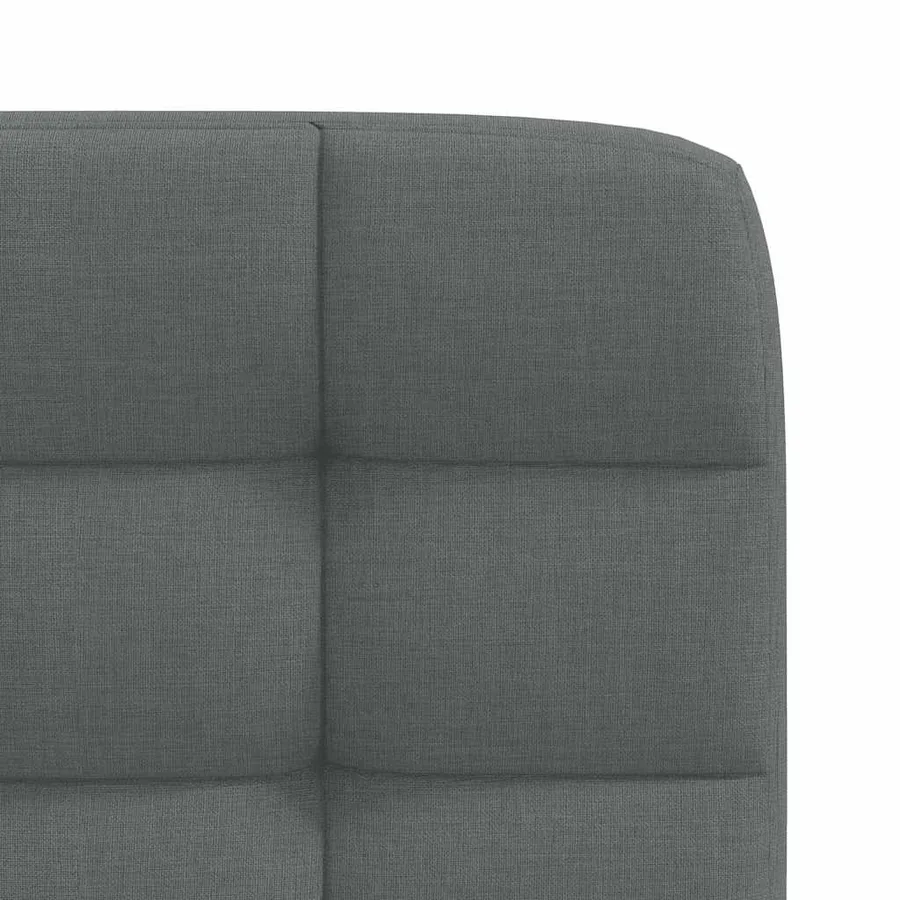 Chaises à manger lot de 2 gris foncé tissu - 7
