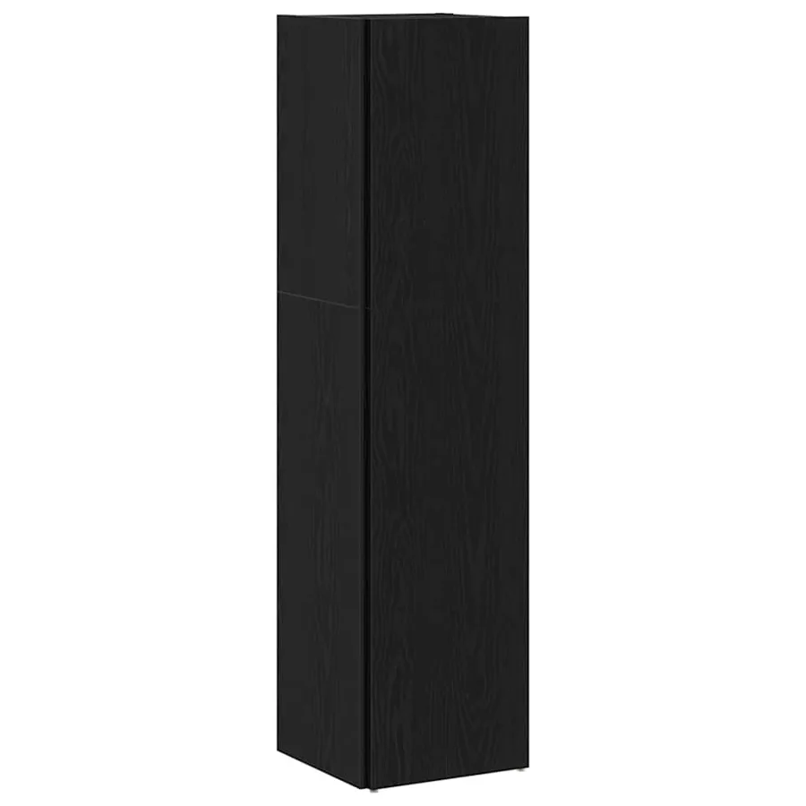 Étagères d'angle Chêne noir 33 x 33 x 132 cm Bois d'ingénierie - 4