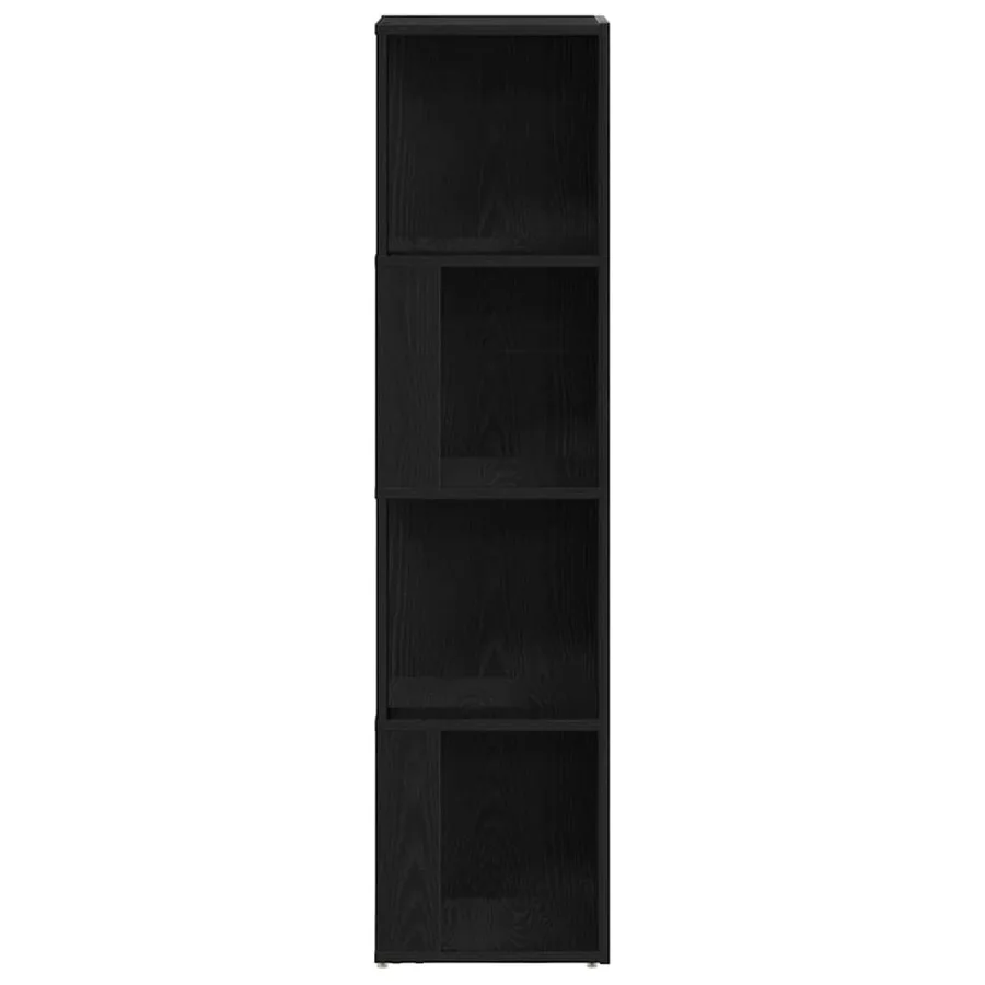 Étagères d'angle Chêne noir 33 x 33 x 132 cm Bois d'ingénierie - 5