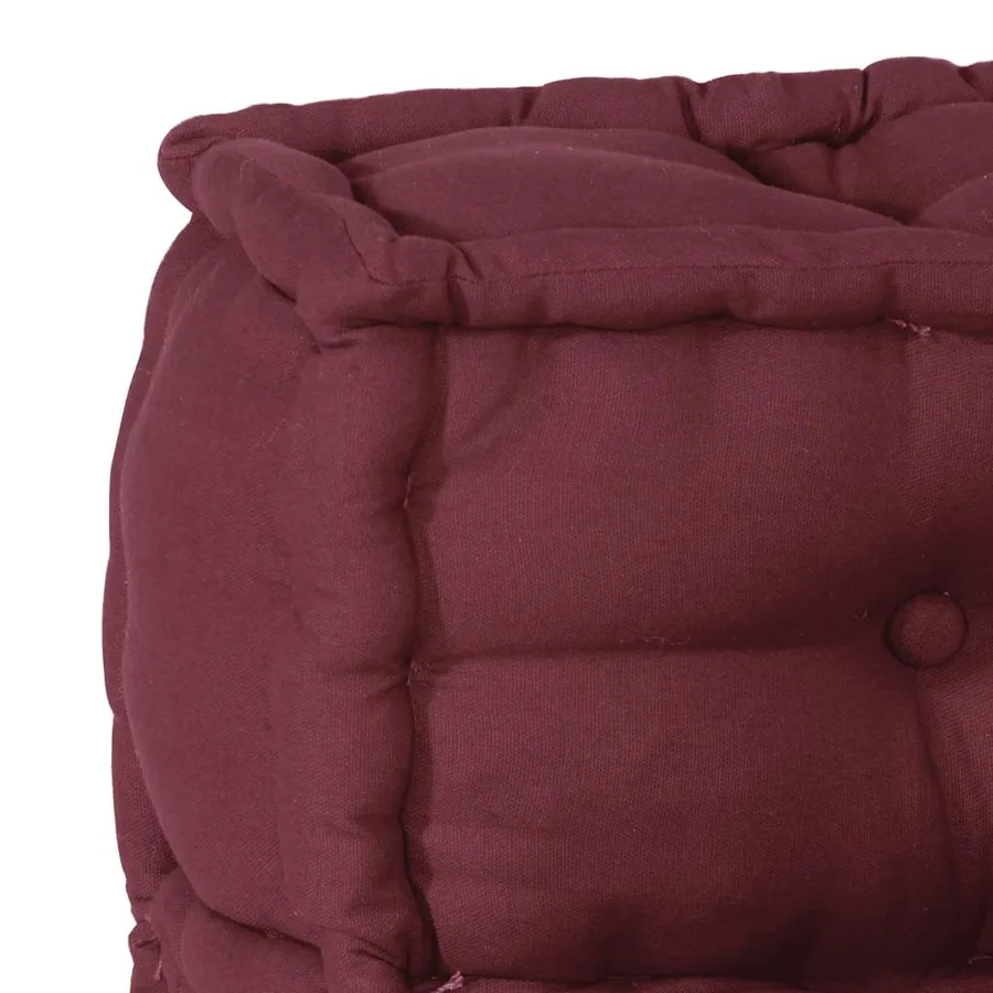 Canapé modulaire 2 places marron 140x70x36 tissu - 8
