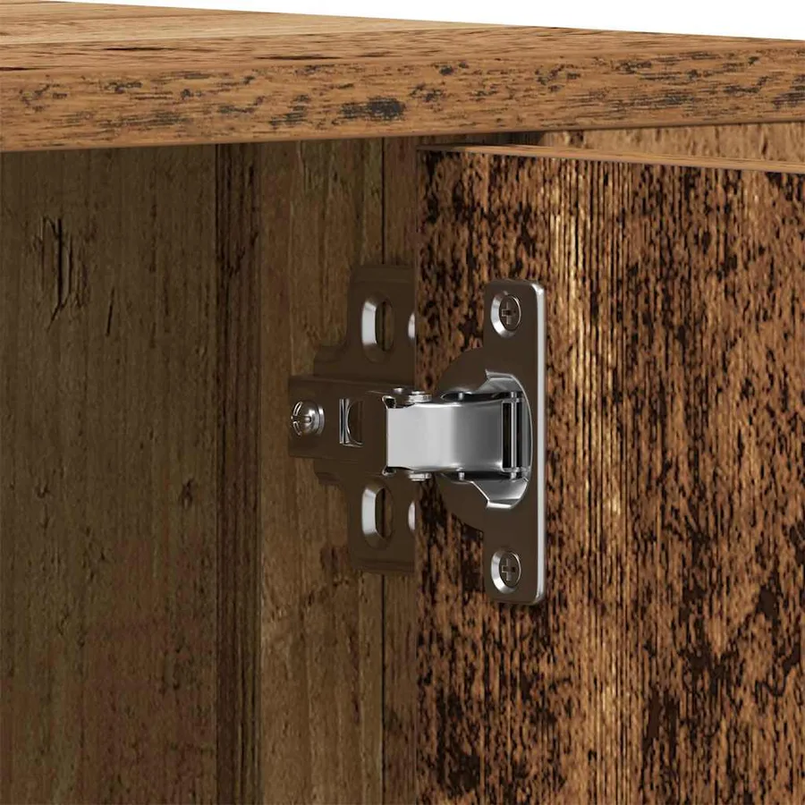 Meuble TV Bois ancien 100 x 35 x 40 cm Bois d'ingénierie - 9