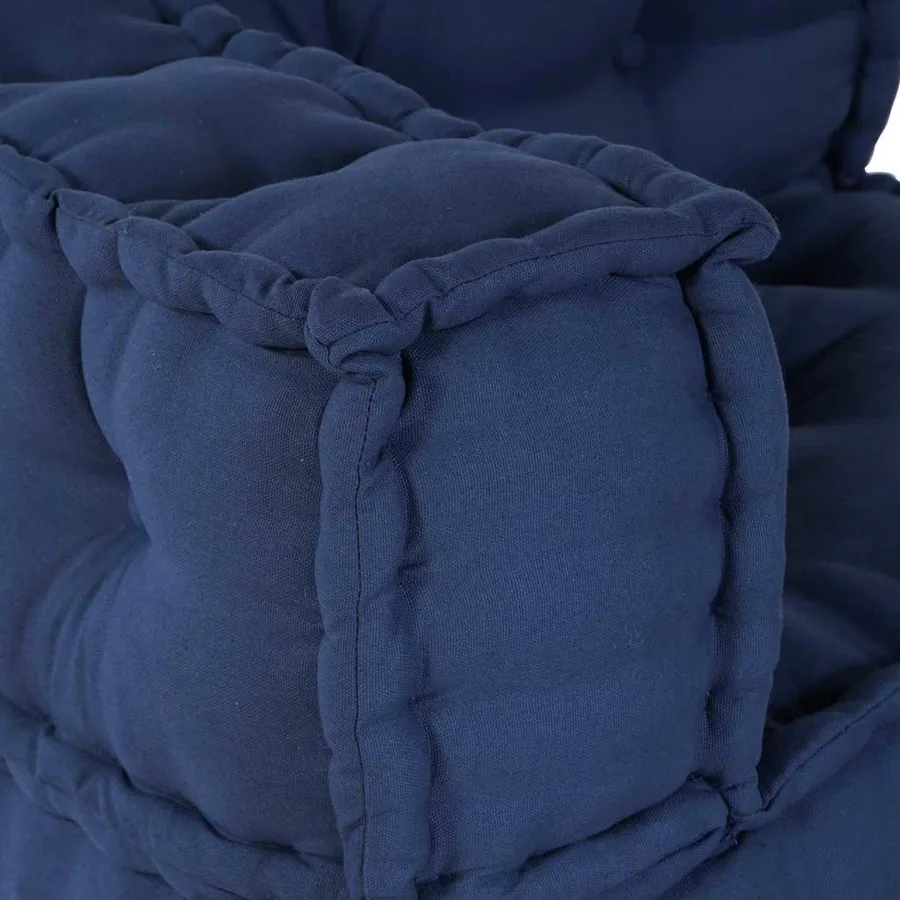Unité de canapé modulaire 3 pcs Indigo Tissu - 10