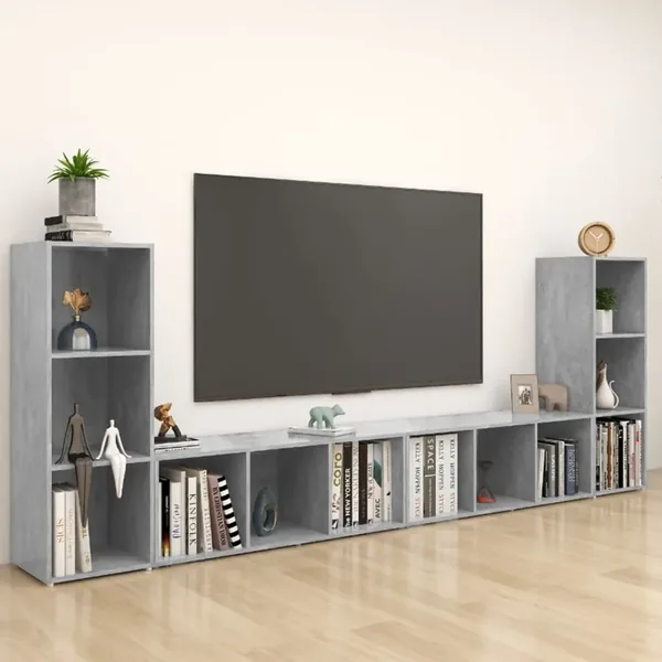 | Meuble TV | 4 pcs 37 x 35 x 107.5 cm
