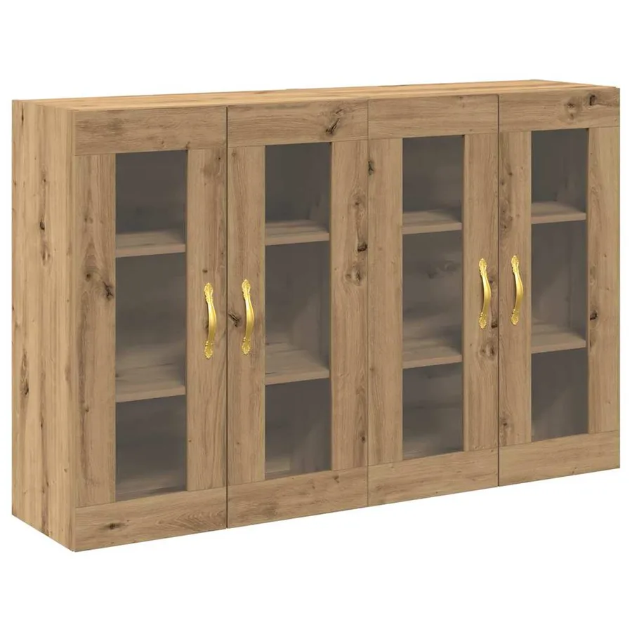 Cabinets muraux 2 pcs Chêne artisanal 69,5 x 34 x 90 cm - 2