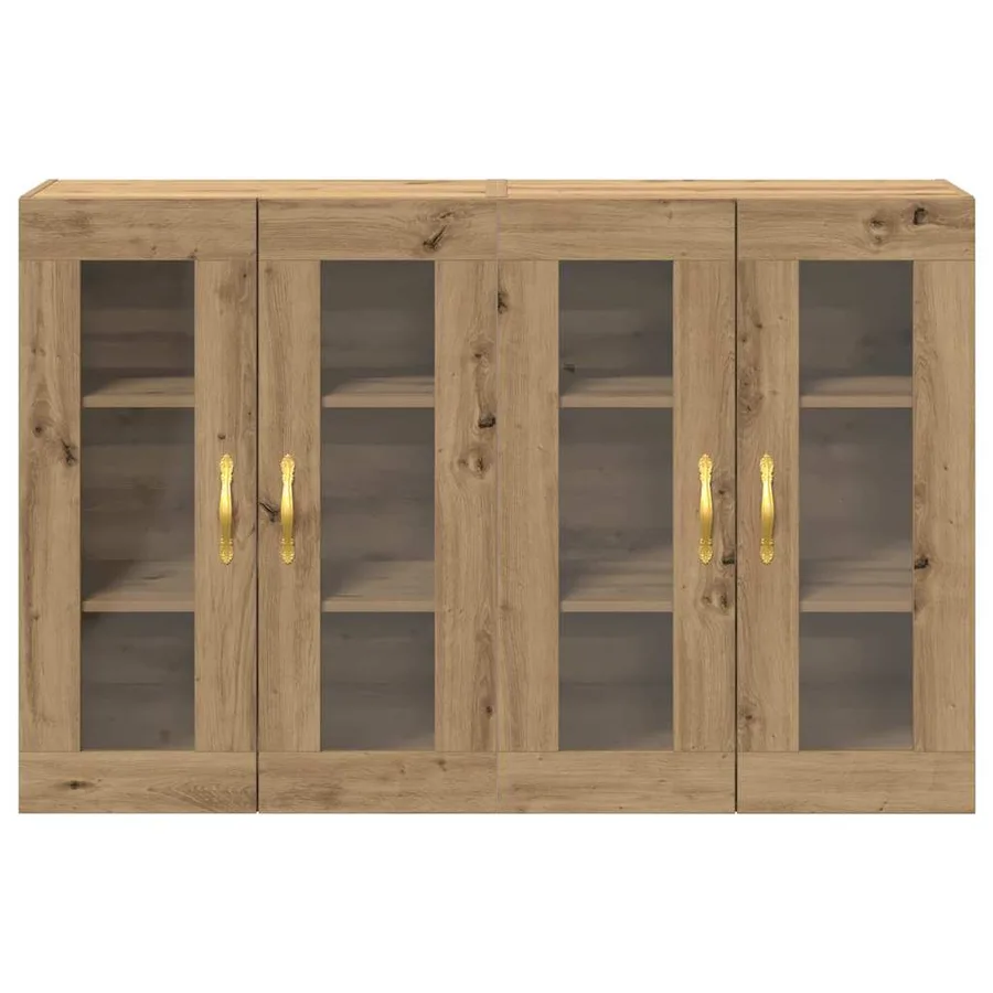 Cabinets muraux 2 pcs Chêne artisanal 69,5 x 34 x 90 cm - 6