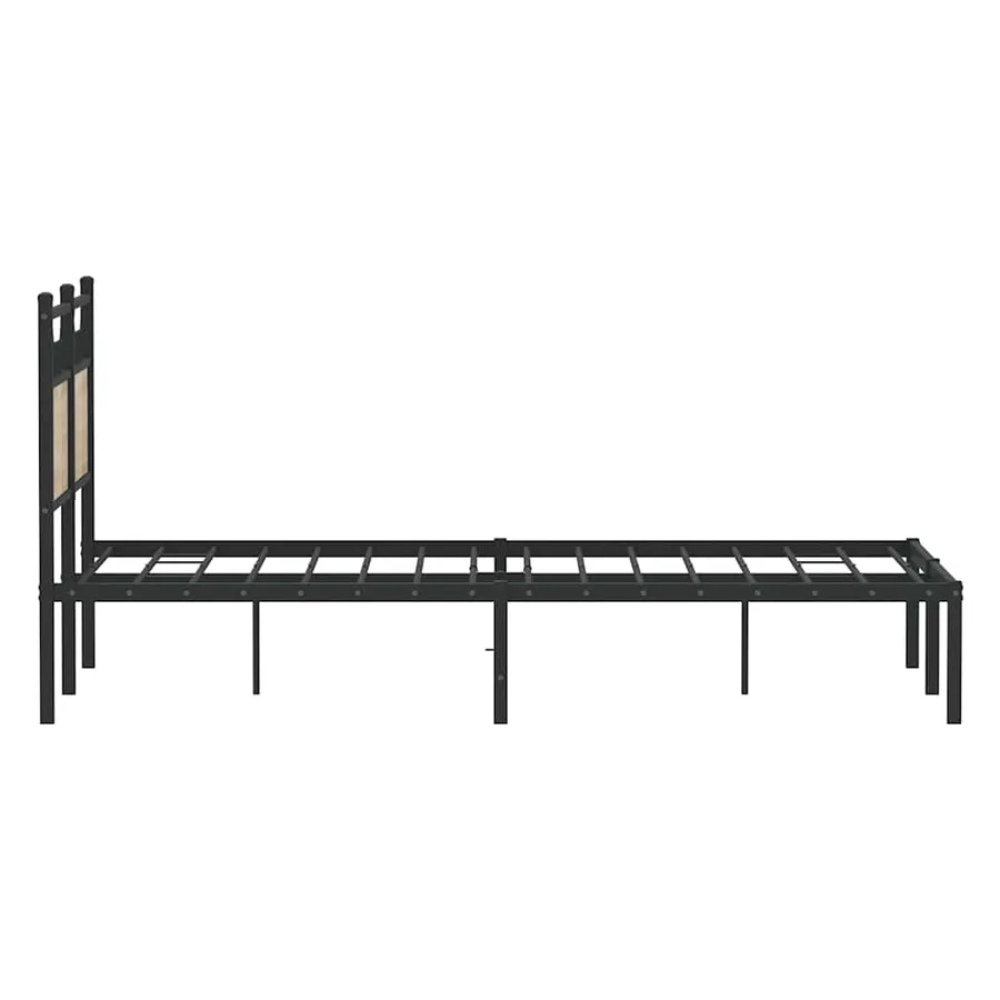 Cadre de lit sans matelas chêne sonoma 120x200 cm - 7