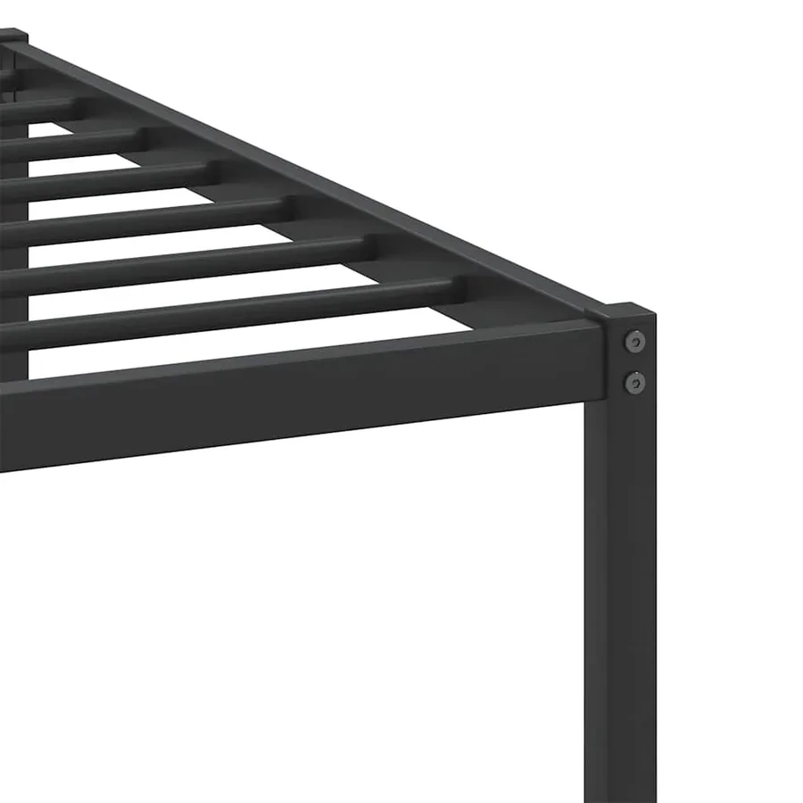 Cadre de lit sans matelas chêne fumé 100x200 cm bois ingénierie - 10