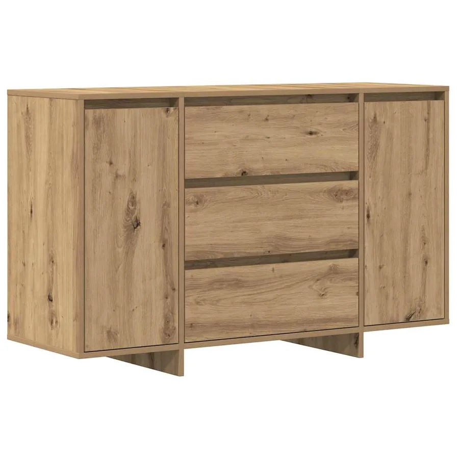 Buffet Chêne artisanal 120 x 41 x 75 cm Bois d'ingénierie - 2