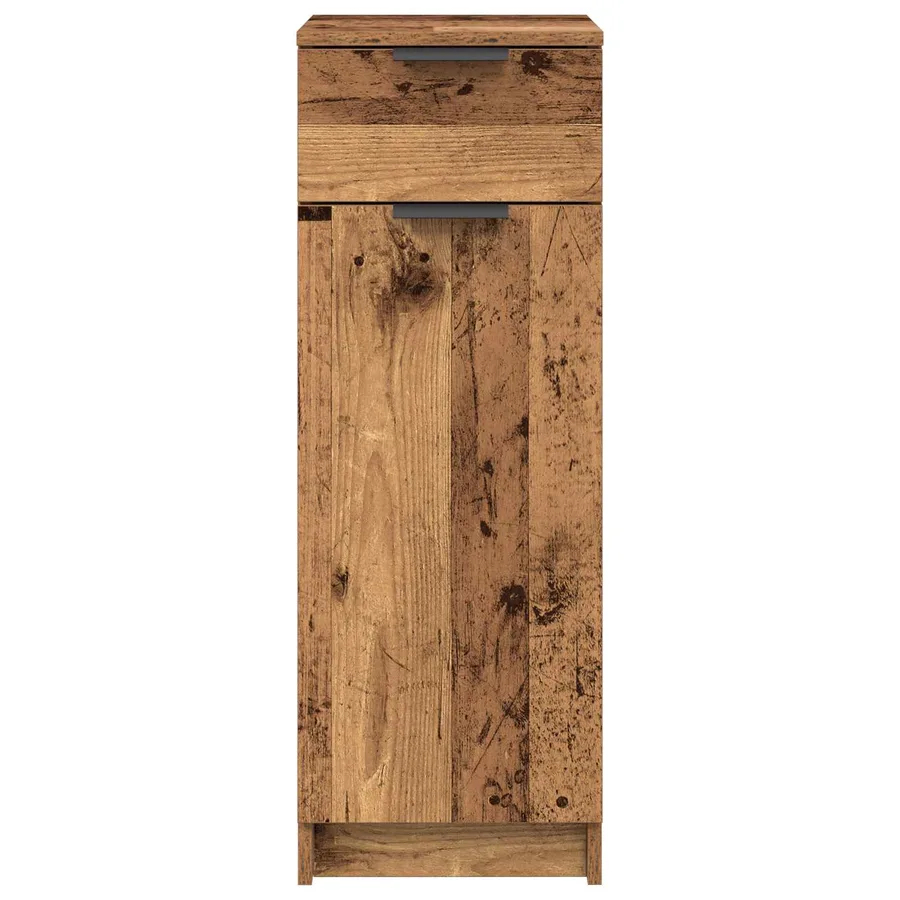 Cabinet de salle de bain avec porte Bois ancien 32 x 34 x 90 cm - 6