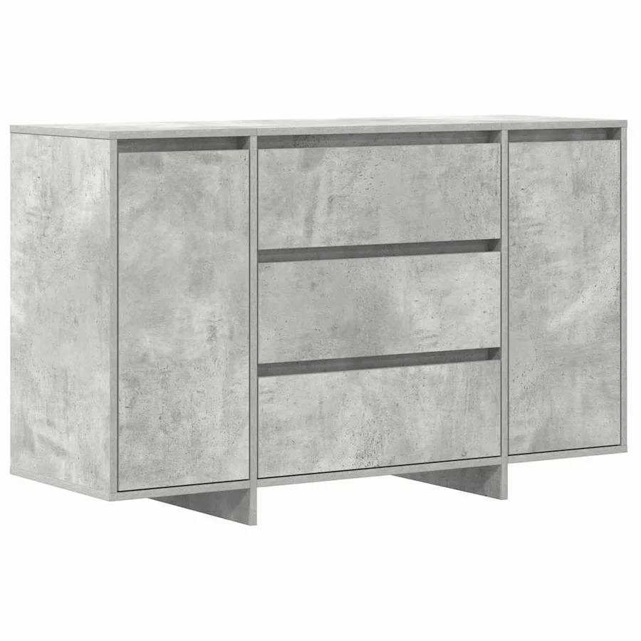 Buffet Gris béton 120 x 41 x 75 cm Bois d'ingénierie - 2
