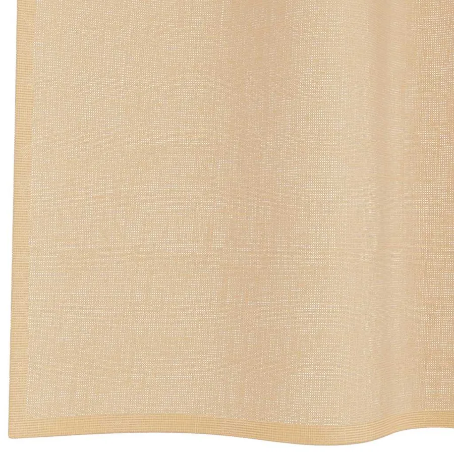 Rideaux en voile avec passe-tringles 2 pcs sable - 6