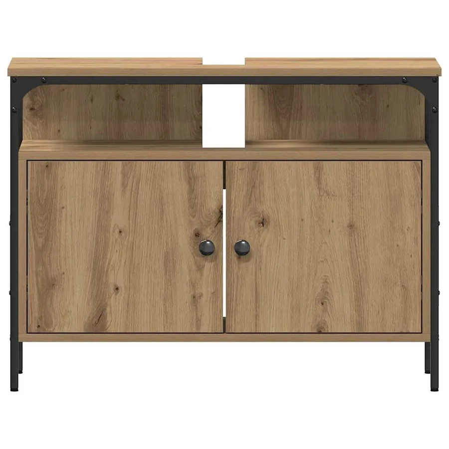 Meubles de salle de bain 3 pc Marron 80 x 30 x 60 cm - 10