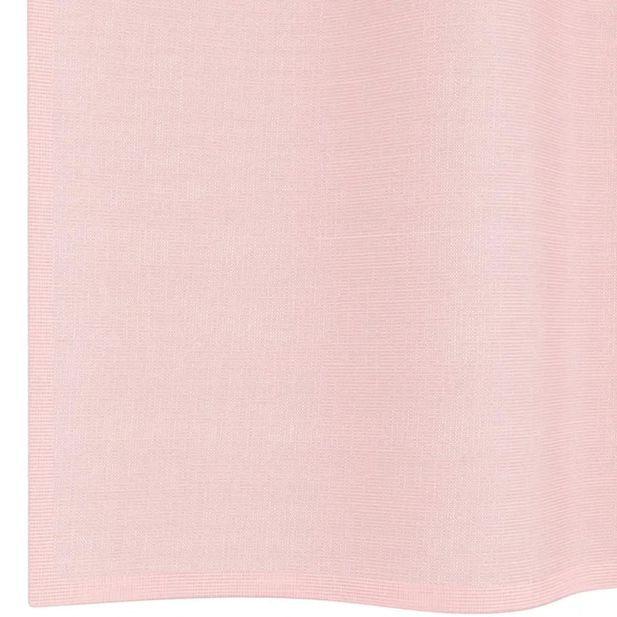 Rideaux en voile avec œillets 2 pcs rose clair 140x260 cm - 6