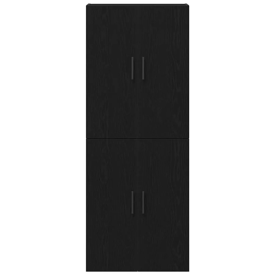 Armoire Murale Montage mural 2 pcs Chêne noir 69,5 x 34 x 90 cm - 6