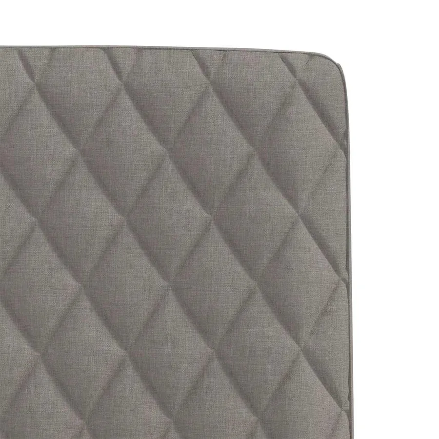 Chaises à manger lot de 4 taupe tissu - 7