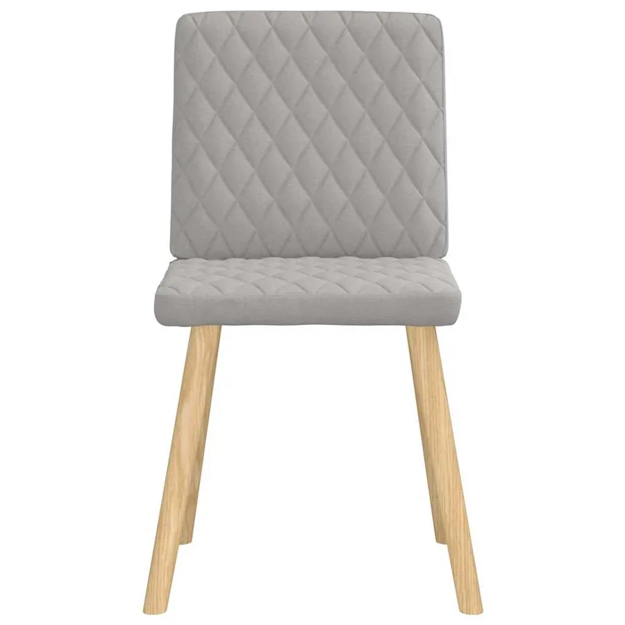 Chaises à manger lot de 6 gris nuage tissu - 4