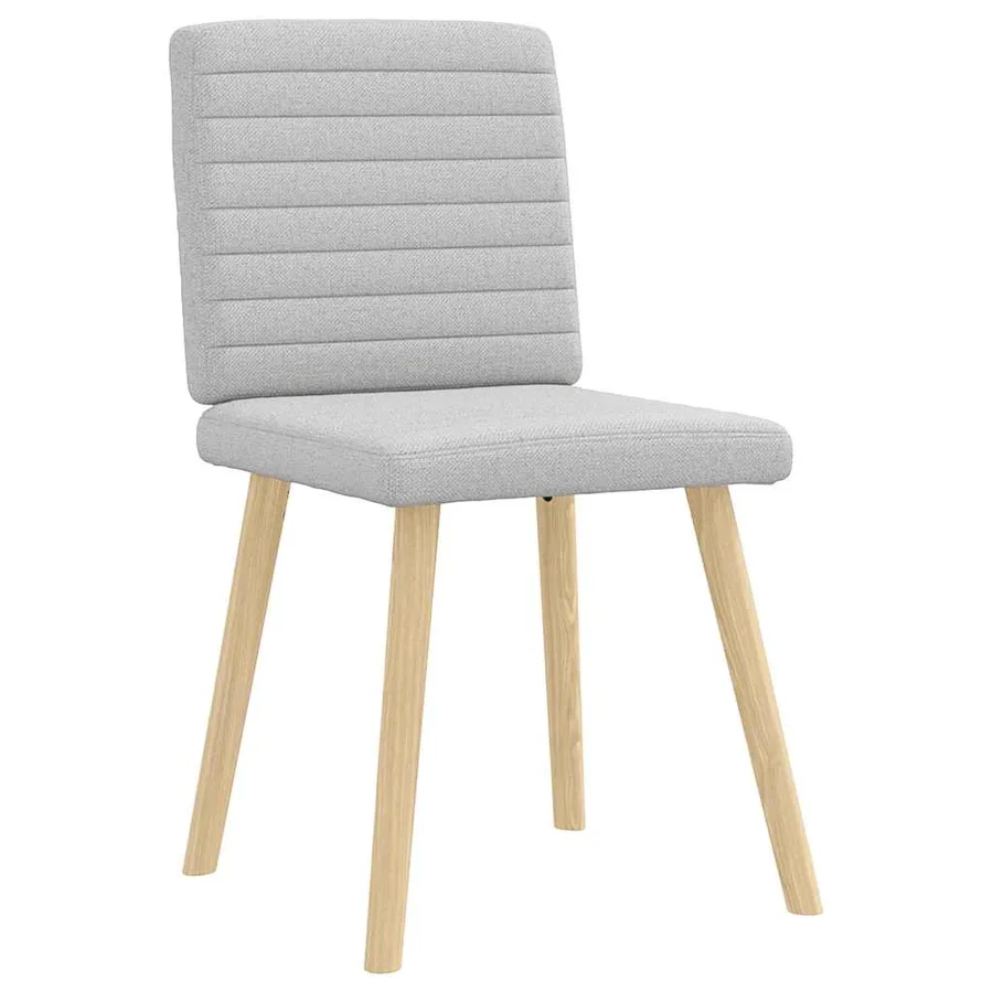 Chaises à manger lot de 2 gris nuage tissu - 3