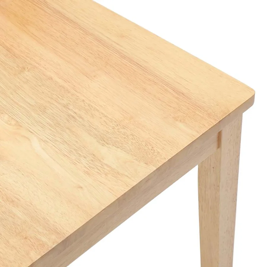 Chaises à manger 2 pcs bois massif caoutchouc - 8