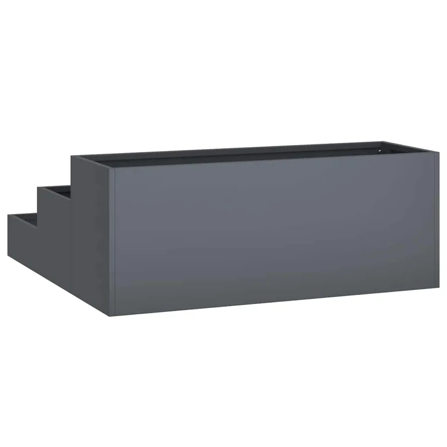 Cache-pot de jardin Anthracite 90 x 90 x 35 cm - 5
