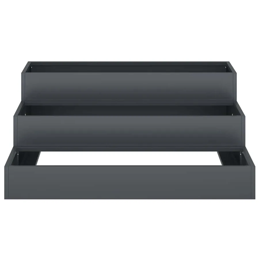 Cache-pot de jardin Anthracite 90 x 90 x 35 cm - 6