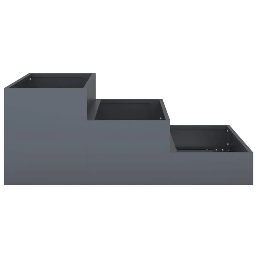 Cache-pot de jardin Anthracite 90 x 90 x 35 cm - 7