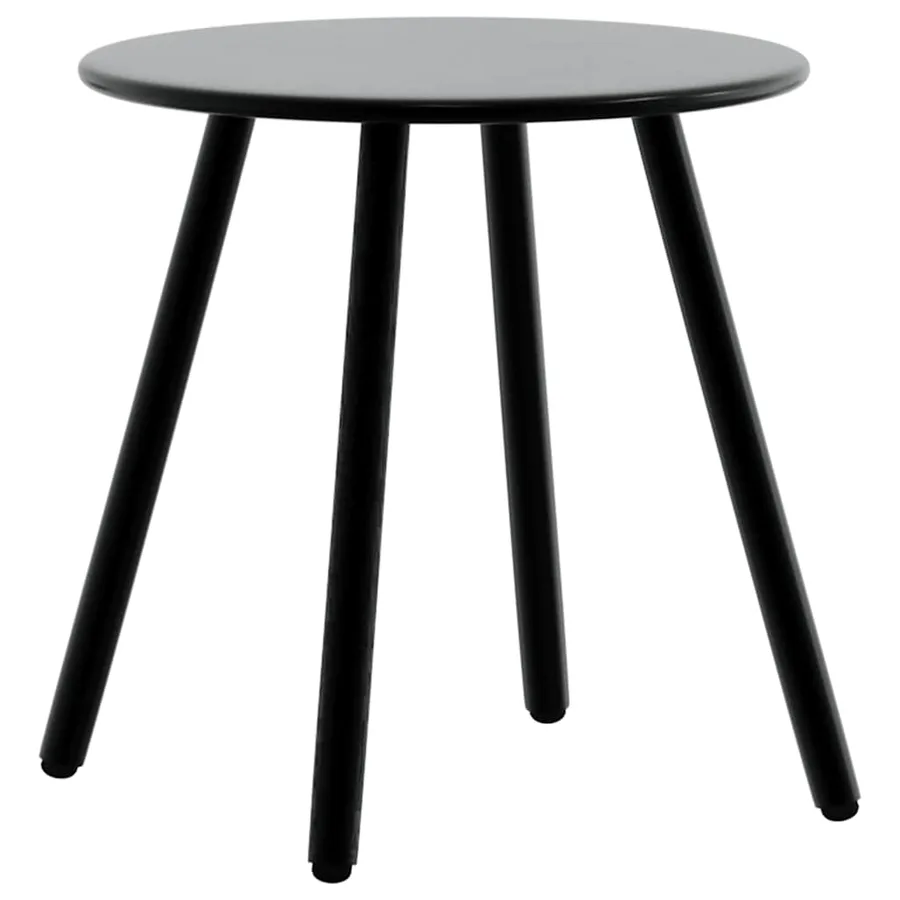 Lot de 3 Chaise de jardin noir résine tressée - 4