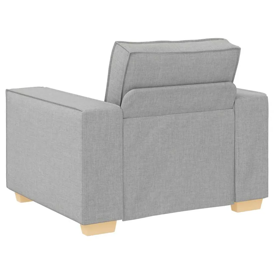Canapé Fauteuil Gris Nuage 100x78x84 cm Tissu - 5
