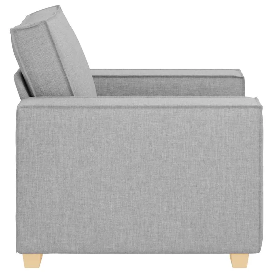Canapé Fauteuil Gris Nuage 100x78x84 cm Tissu - 6