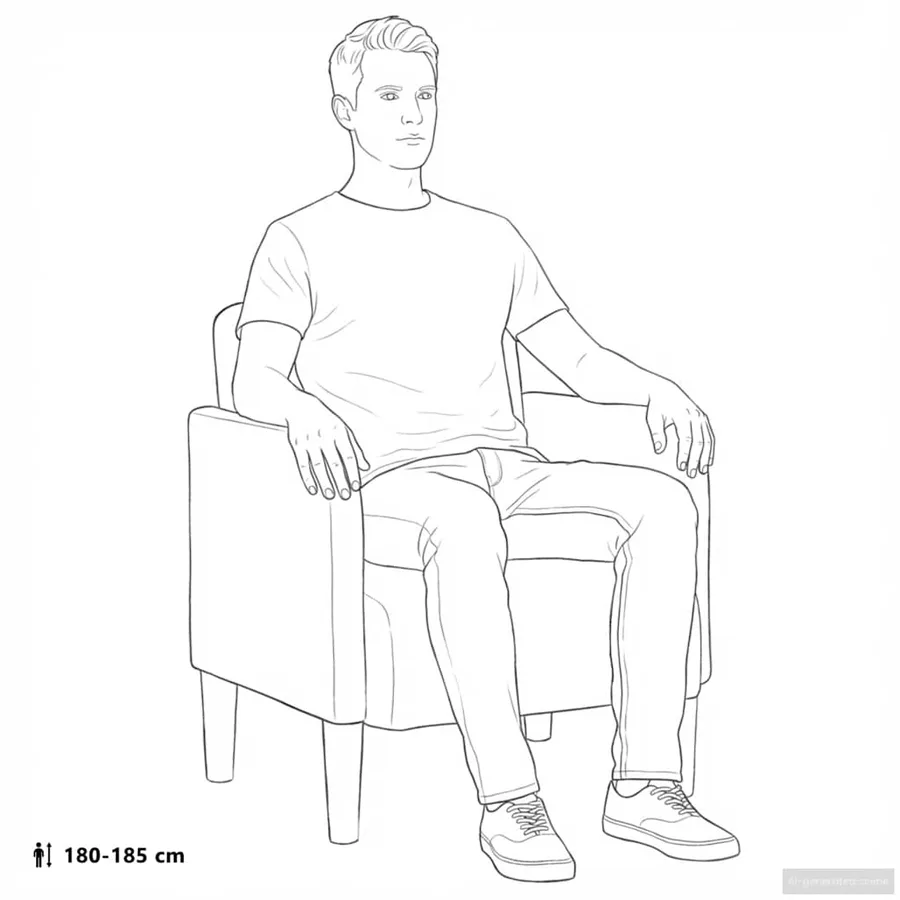 Fauteuil avec accoudoirs crème 54 cm velours - 9