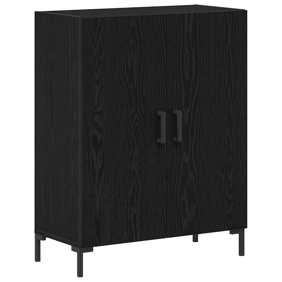 Haut Armoire 2 pcs Chêne noir 69,5 x 34 x 180 cm - 6