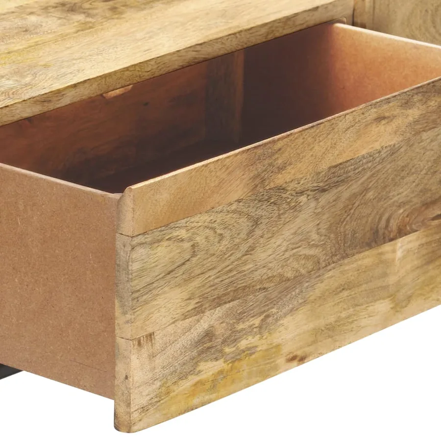 Table console 100x35x76 cm Bois de manguier massif - 5