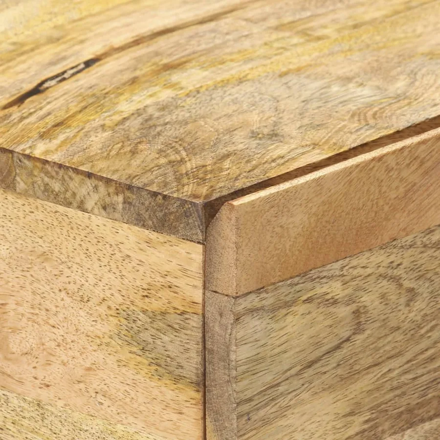 Table console 100x35x76 cm Bois de manguier massif - 6