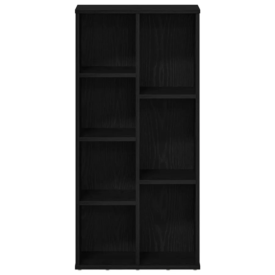 Bibliothèque en chêne noir 50 x 25 x 104 cm bois d'ingénierie - 5