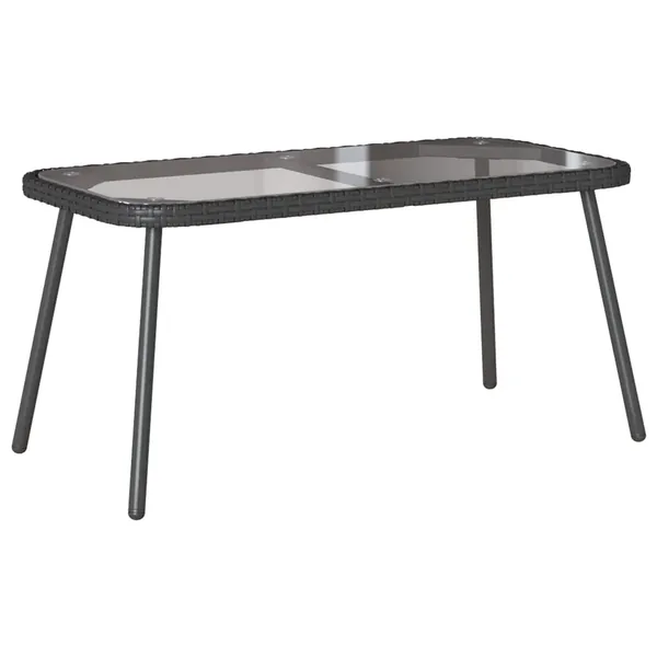 Table basse Noir 90 x 45 x 43 cm polyrotin