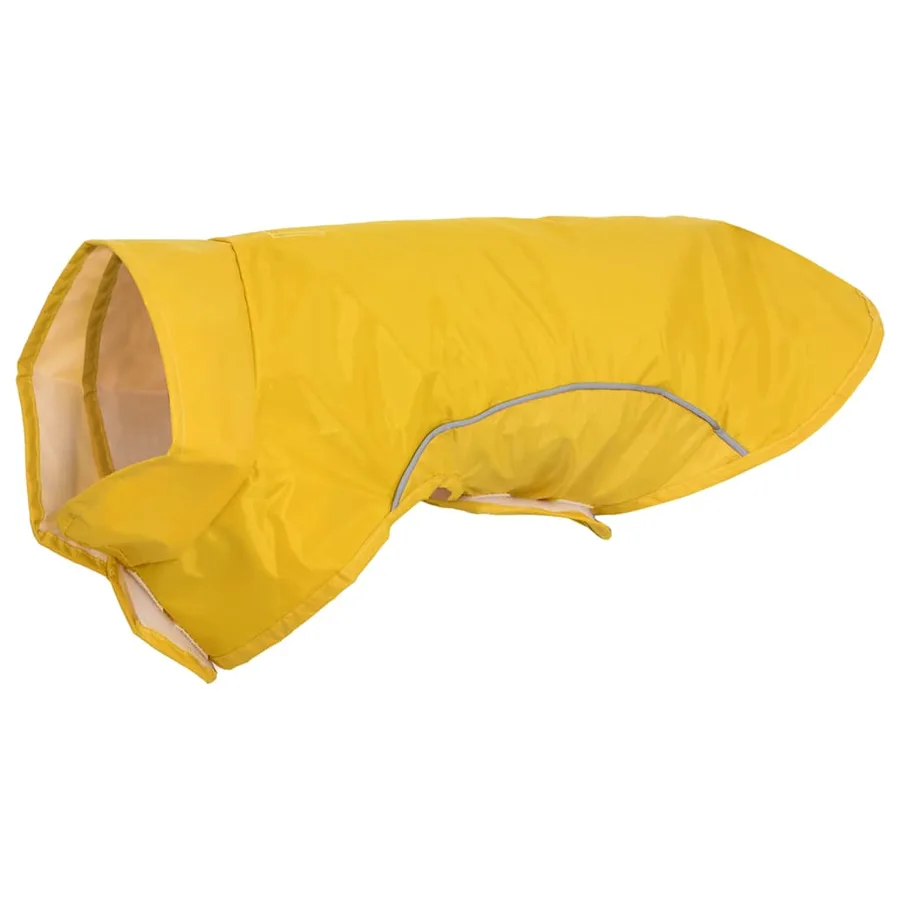 Imperméable pour chien avec bandes réfléchissantes en polyester jaune taille M - 2