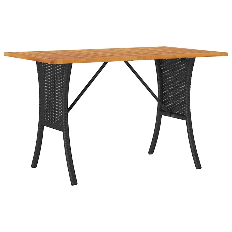 Ensemble de canapé de jardin 6 pcs avec coussins noir résine tressée - 7