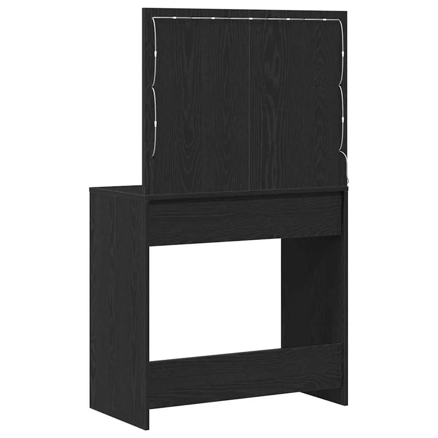 Table de Toilette avec tiroir Chêne noir 78,5 x 41 x 135 cm - 7