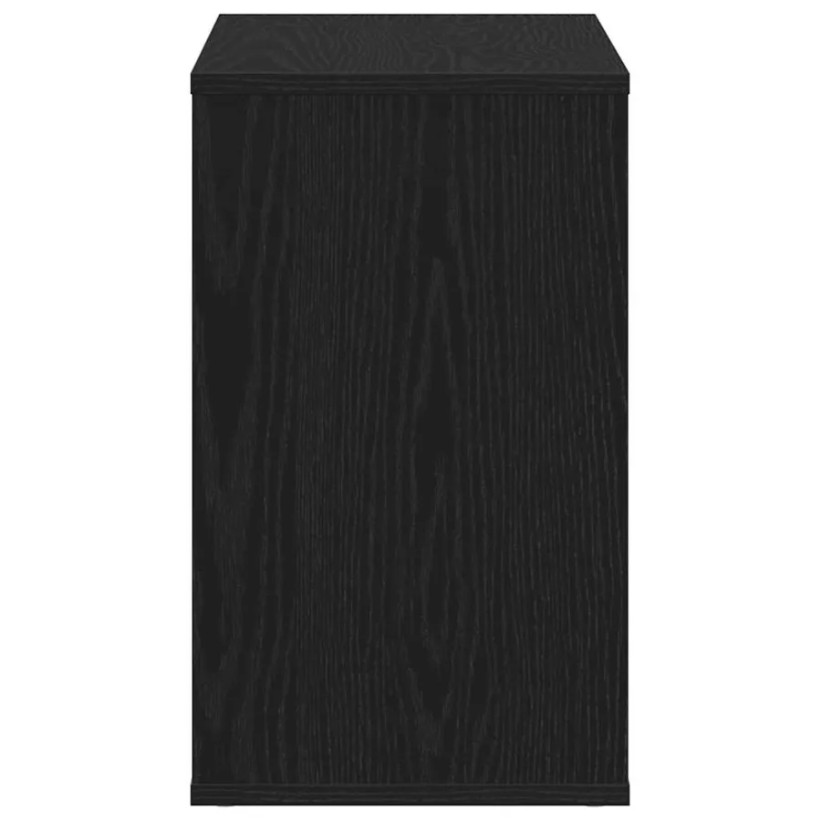 Buffet avec tiroir Chêne noir 60 x 30 x 50 cm Bois d'ingénierie - 7