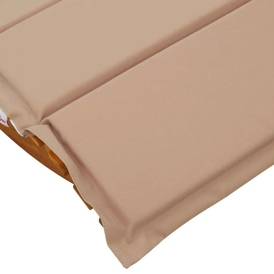 Transat avec coussin 2 pcs Marron Bois d'Acacia Massif - 9