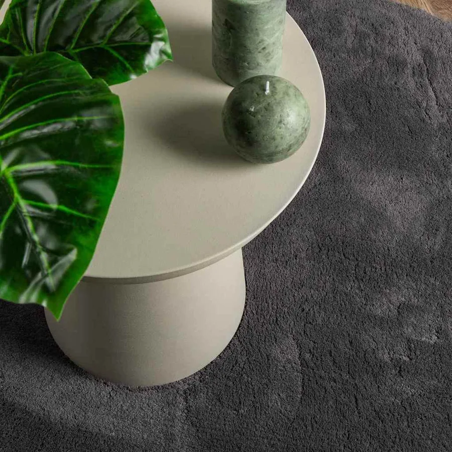 Tapis de surface HUARTE Anthracite 120 x 170 cm 100% Polyester - 6