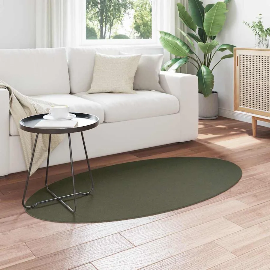 Tapis de surface HUARTE Vert forêt 80 x 150 cm 100% Polyester - 3