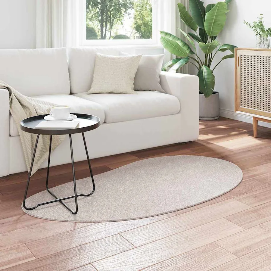 Tapis de surface HUARTE Couleur sable 80 x 150 cm Polyester - 3