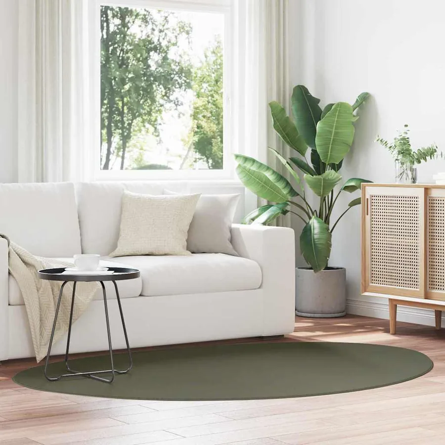 Tapis de surface HUARTE Vert forêt 140 x 200 cm Polyester