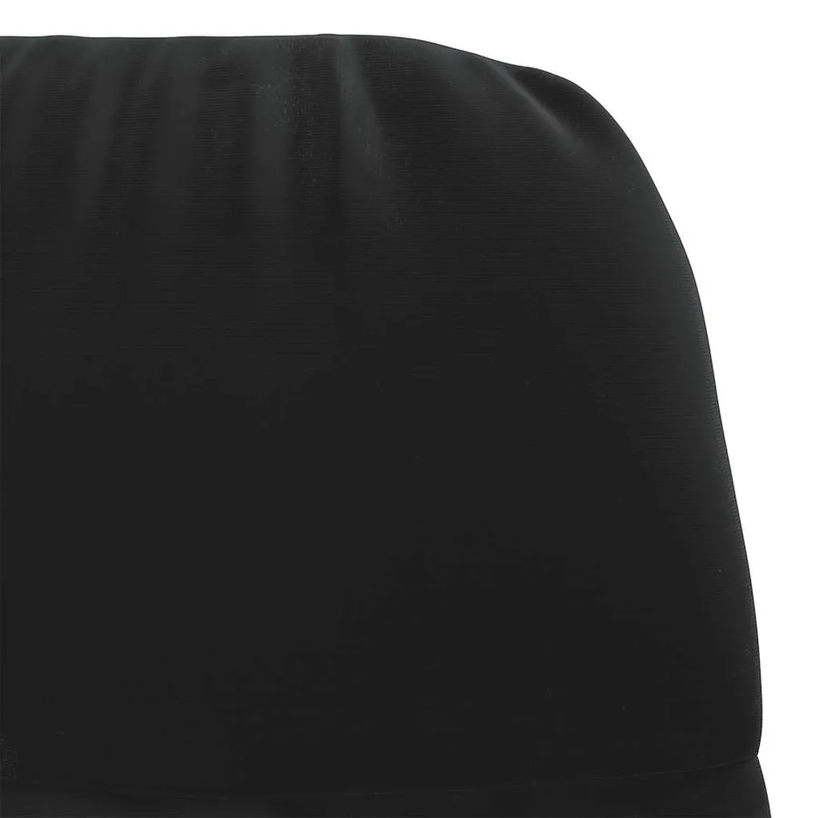 Fauteuil à bascule velours noir - 6