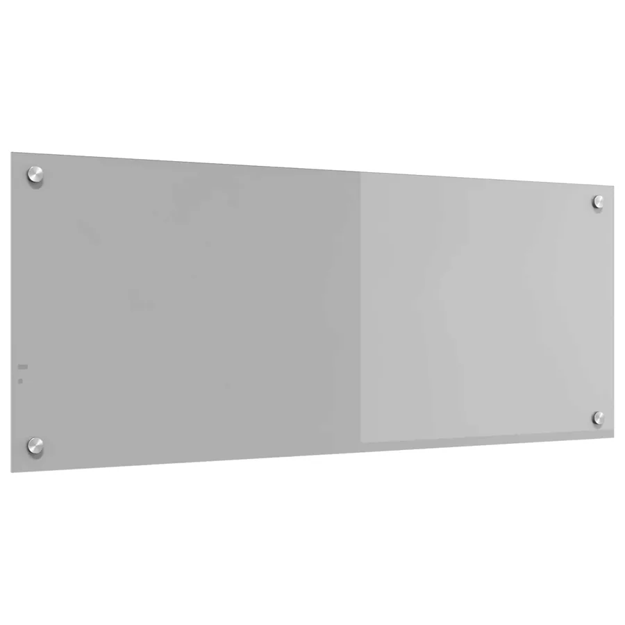 Crédence de cuisine Gris clair 100 x 40 cm verre trempé