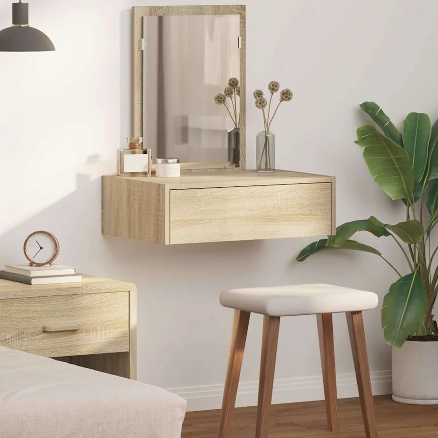 Table de Toilette Marron 60 x 40 x 70 cm Bois d'ingénierie