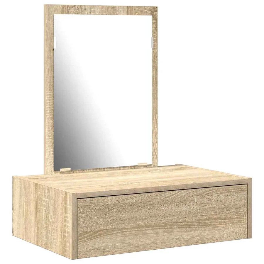 Table de Toilette Marron 60 x 40 x 70 cm Bois d'ingénierie - 2