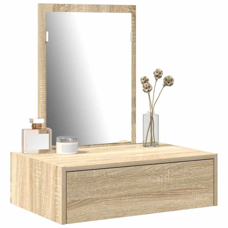 Table de Toilette Marron 60 x 40 x 70 cm Bois d'ingénierie - 3