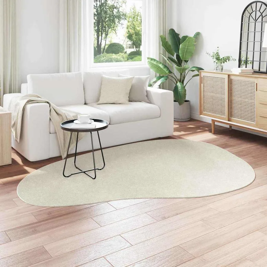 Tapis de surface HUARTE Crème 160 x 230 cm Polyester - 3